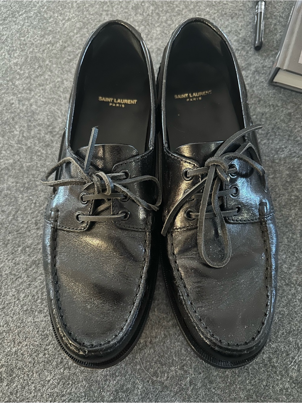 Saint Laurent All Leather Deck Shoes